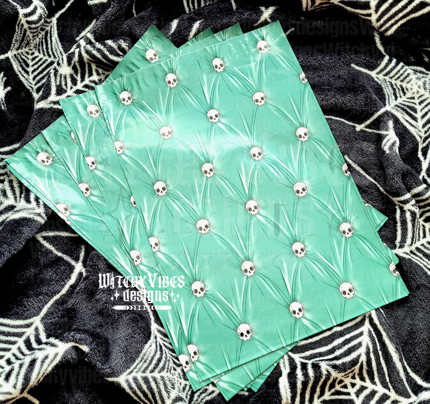 Skull Cigar Print 10X13 100 pack Poly Mailers