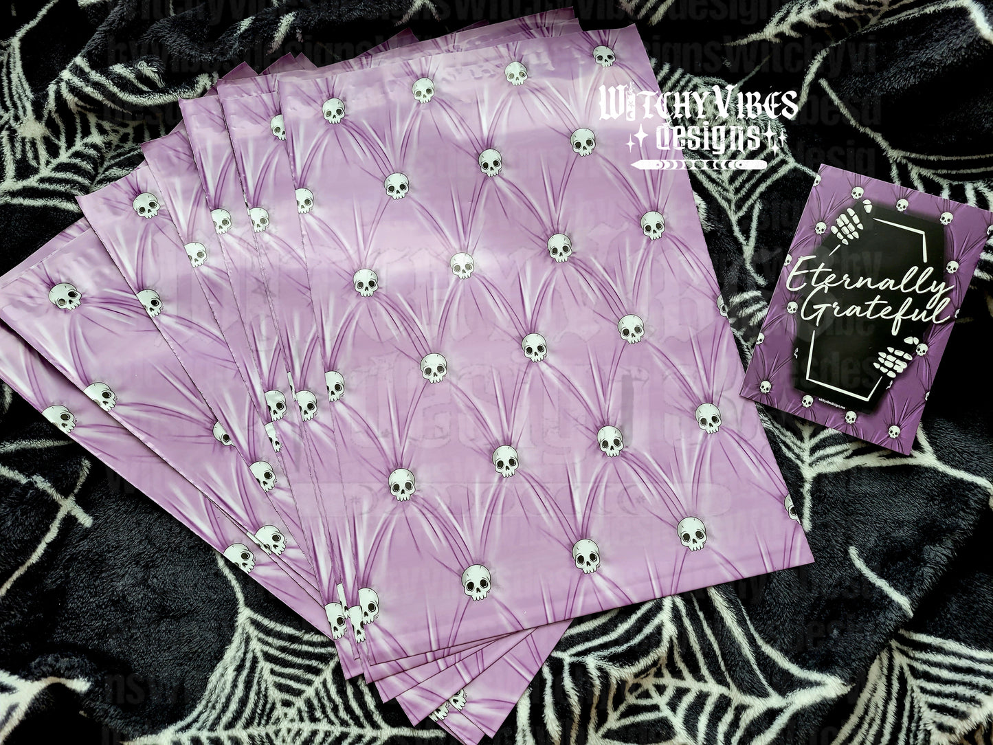 Skull Cigar Print 10X13 100 pack Poly Mailers