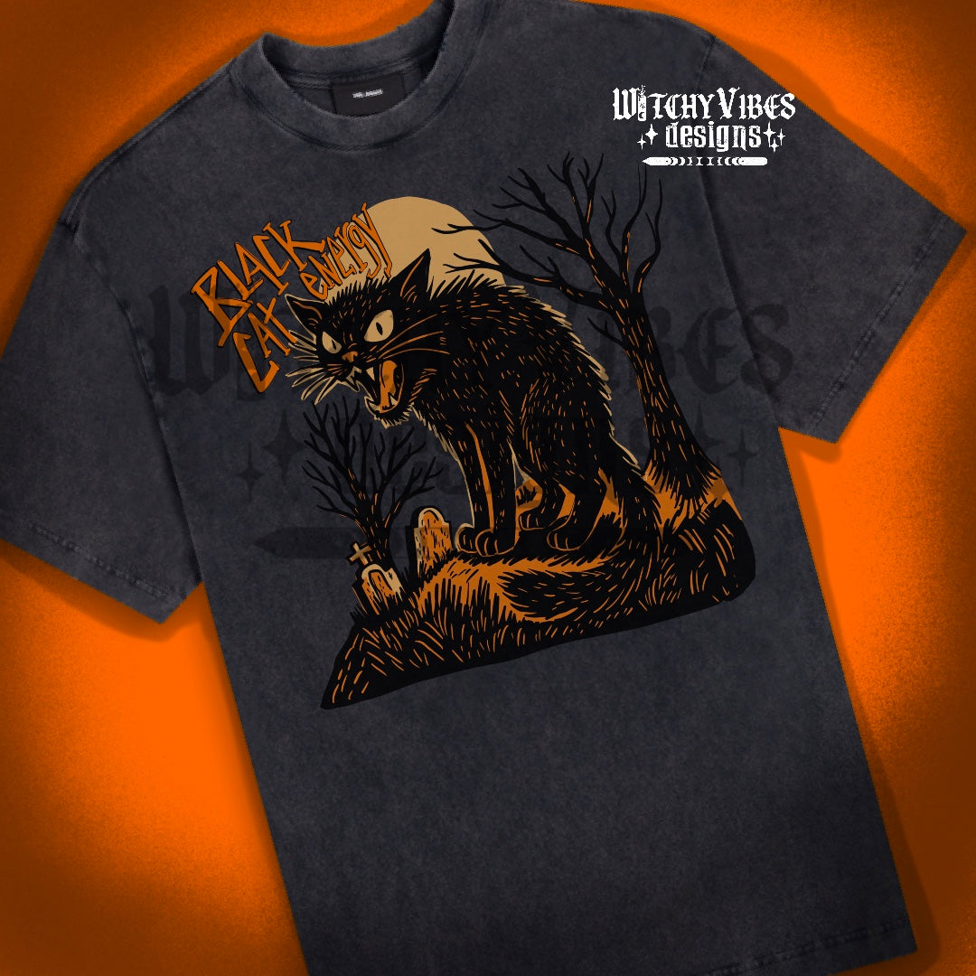 Black Cat Energy PNG