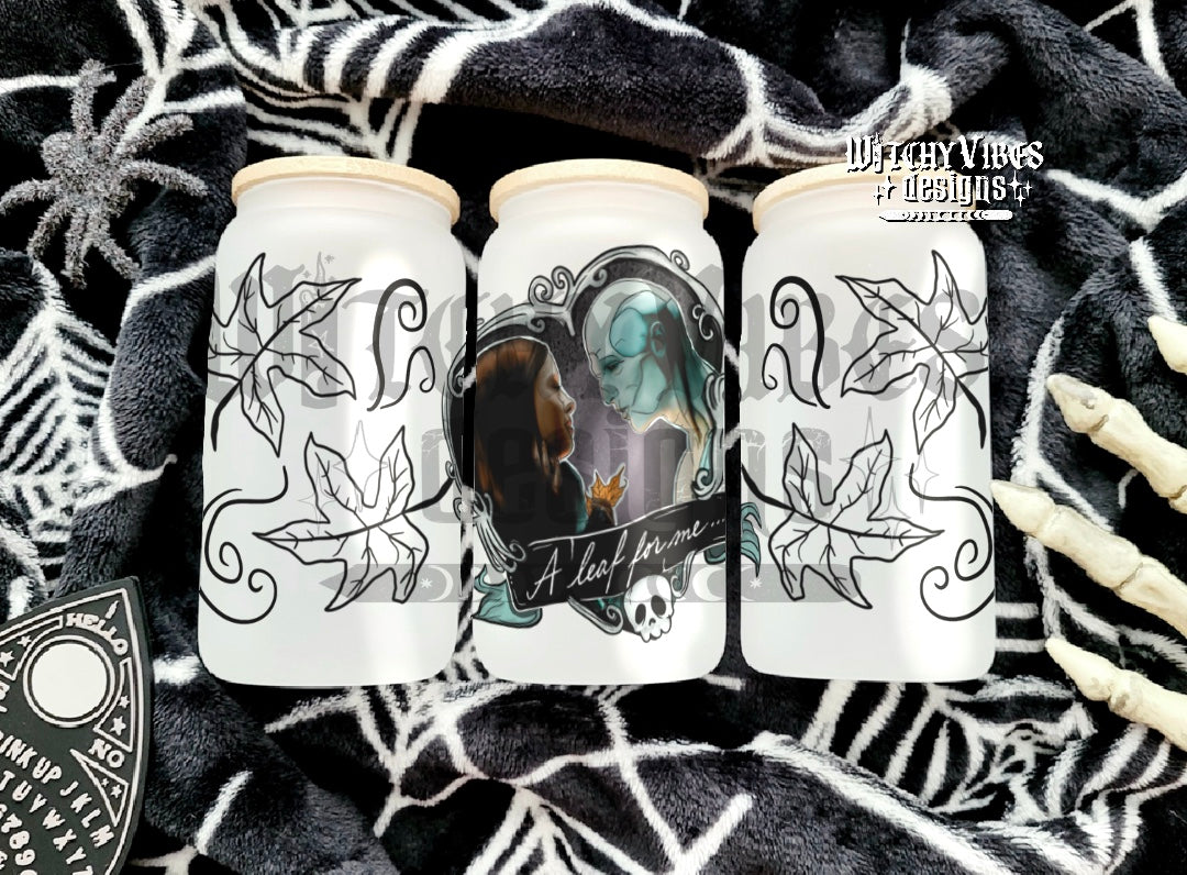 A leaf for me Glass Cup digital