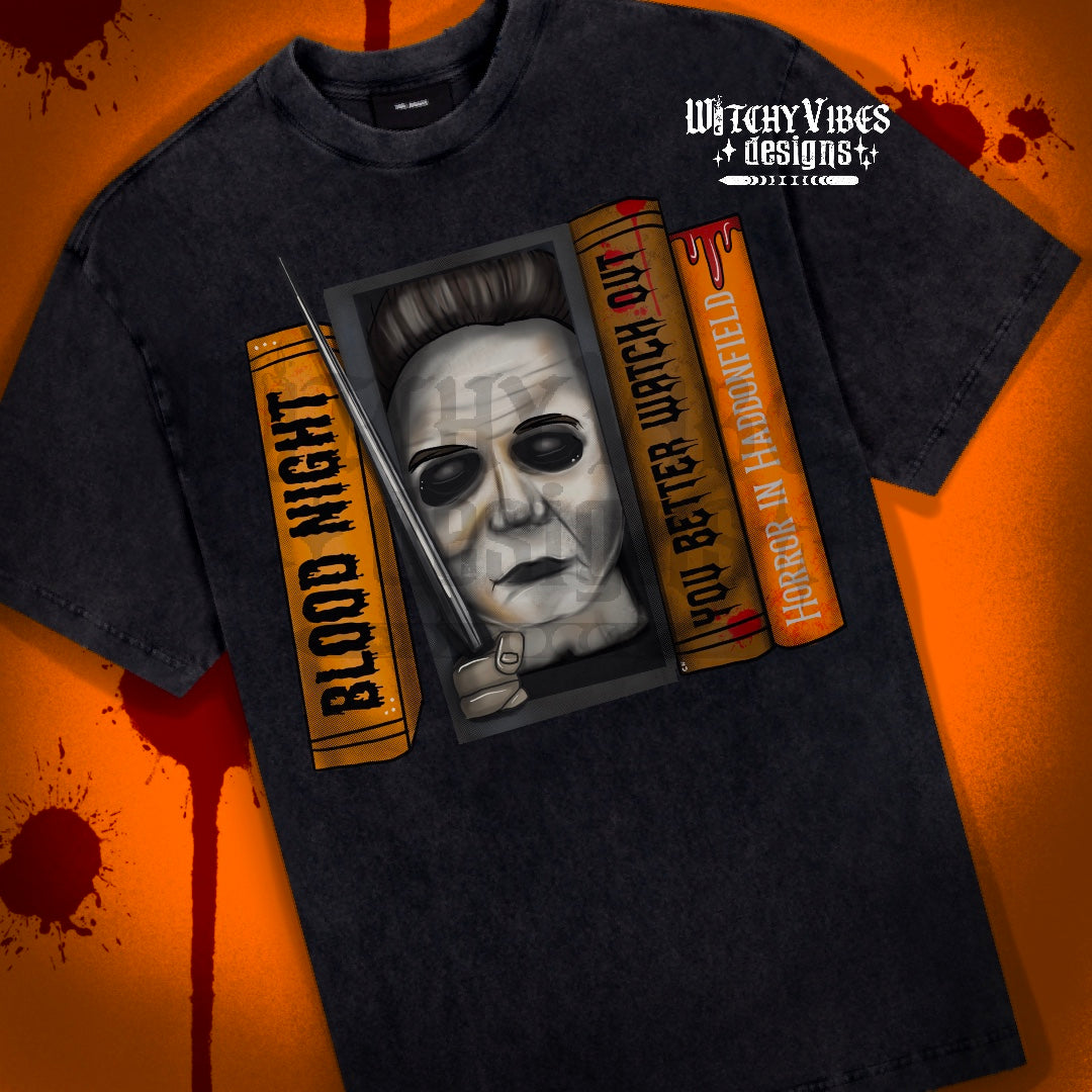 Haddonfield books PNG