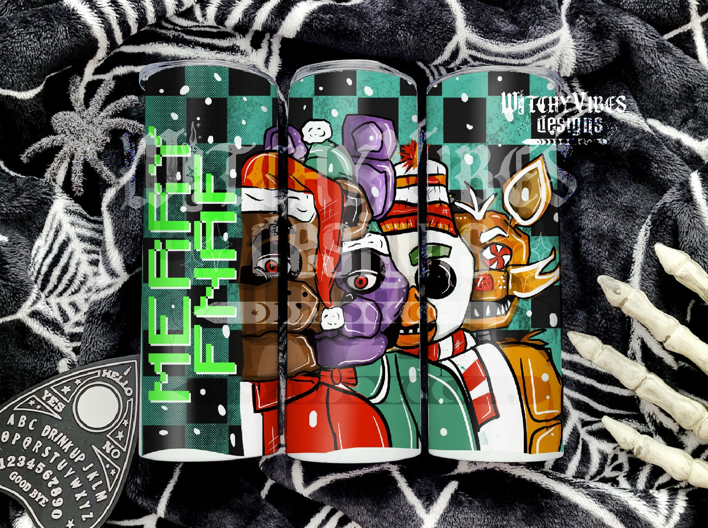 Xmas FNAF Tumbler 20oz Digital Download