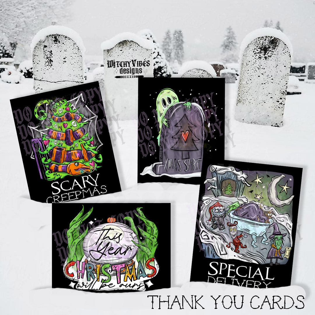 Creepmas Thankyou Card