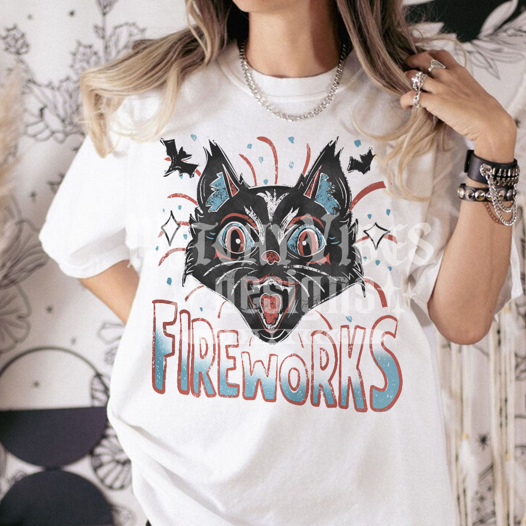 Black Cat Fireworks PNG