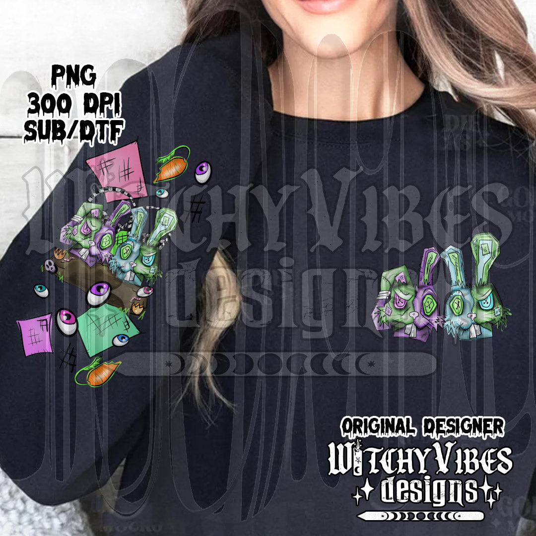 Happy Hunting Sleeve and Pocket PNG