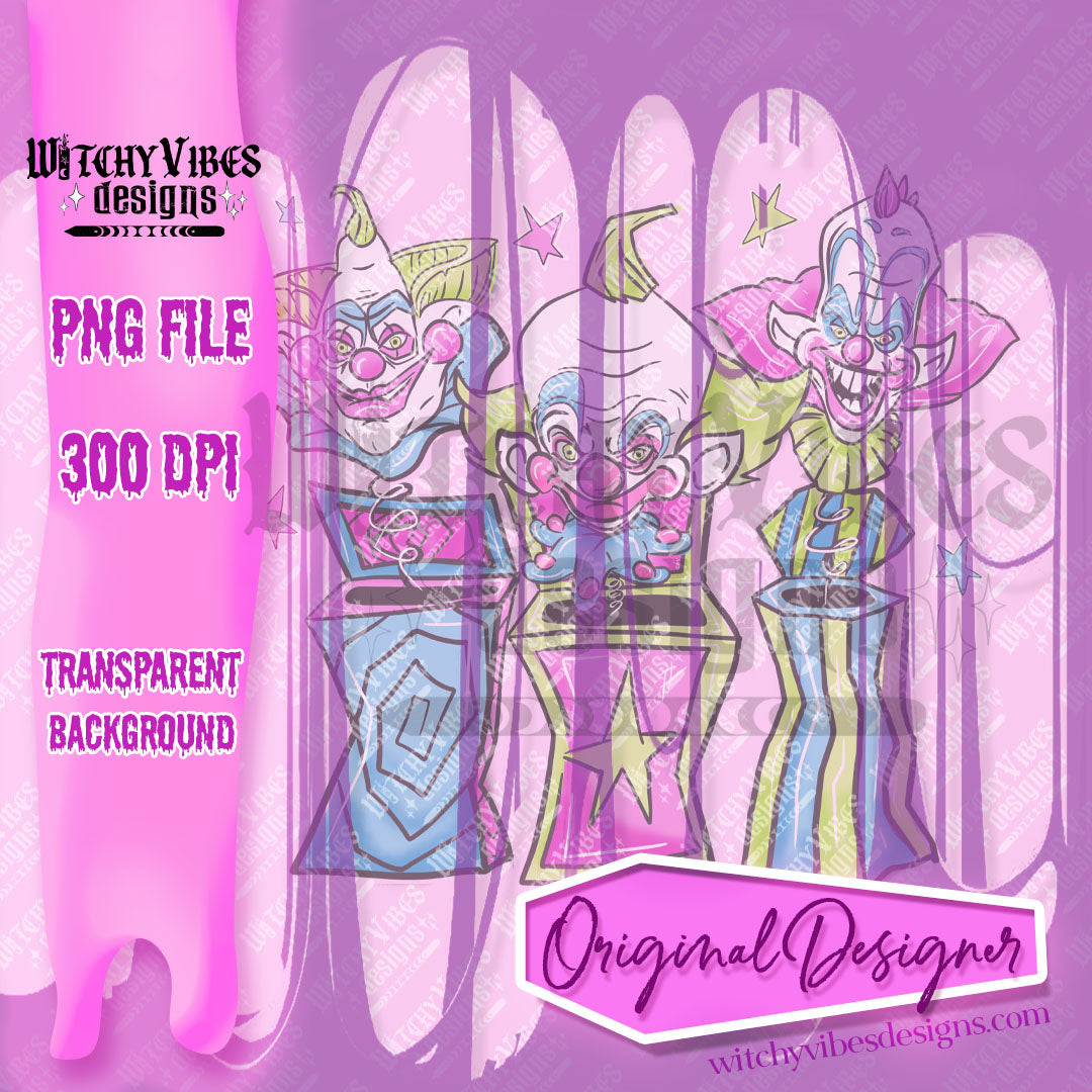 Klown in a box PNG