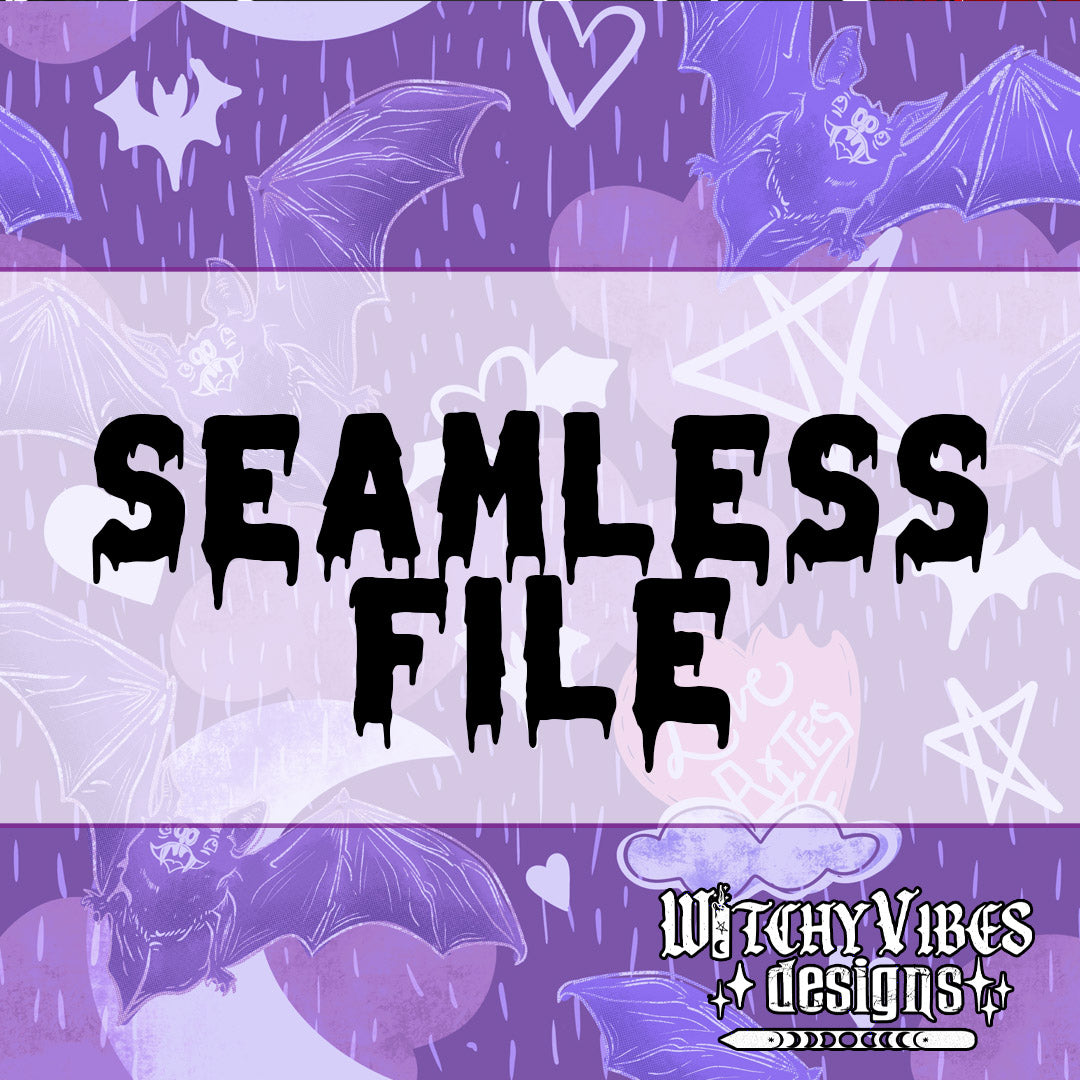 Love Bites Storm Bats 2 color files seamless digital download