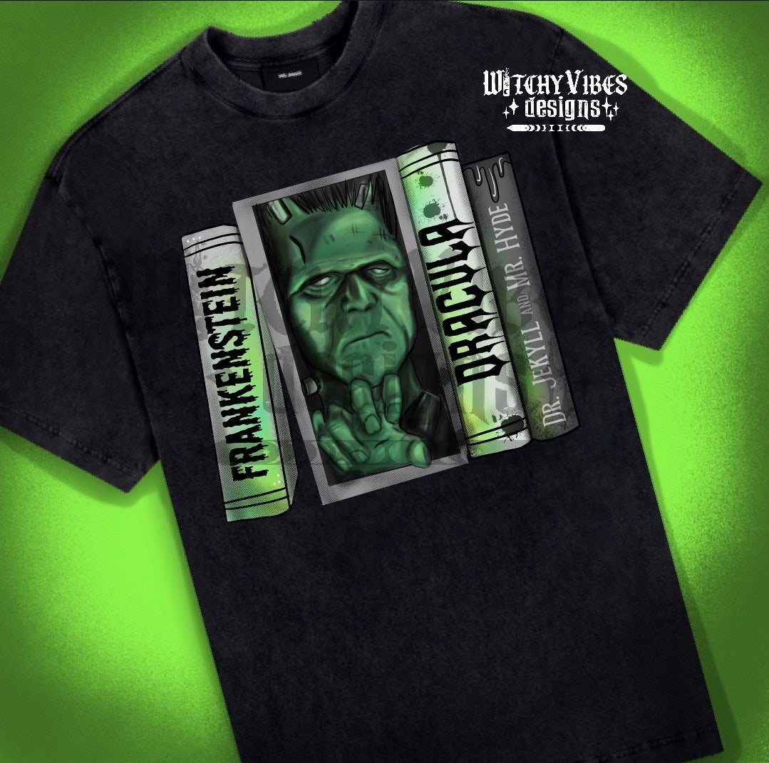 Frankenstein books PNG