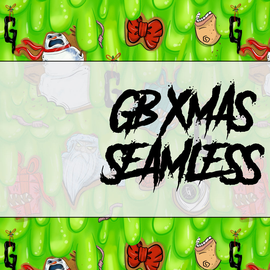 GB xmas seamless digital download