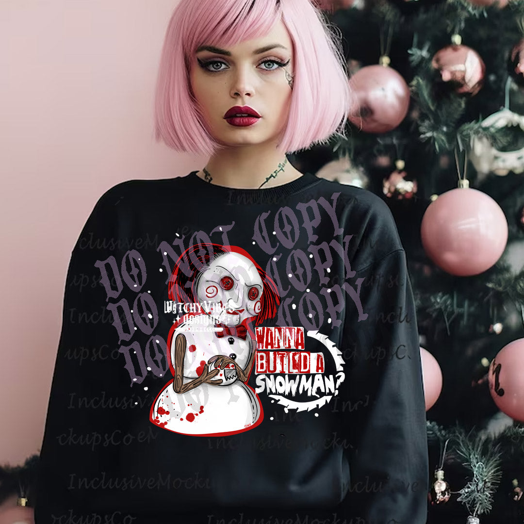 Wanna build a Snowman PNG