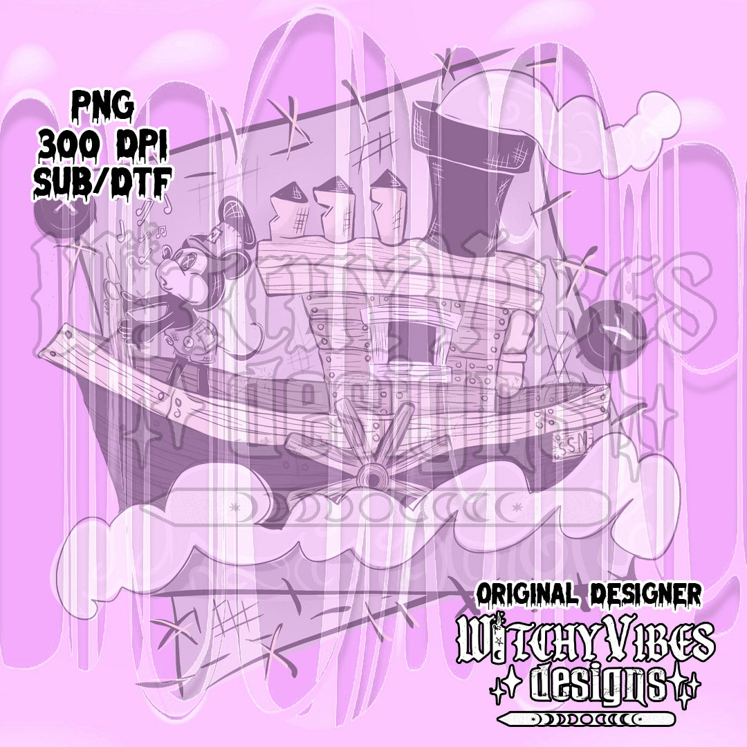 Steamboat Willie PNG