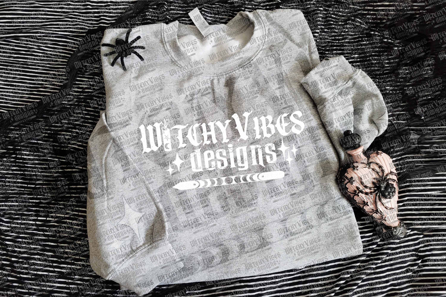 Ash Sweatshirt Heart Spiders