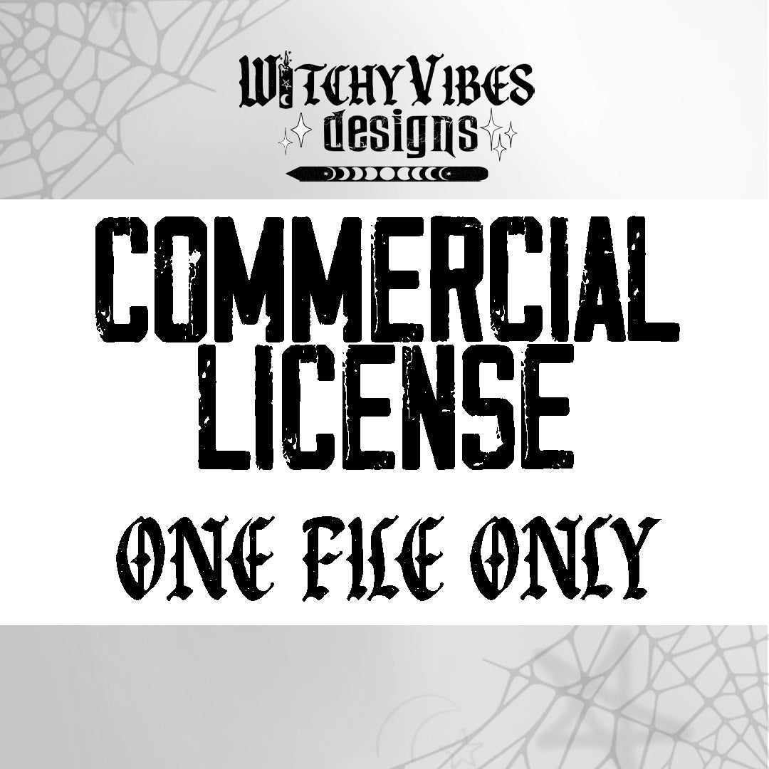 Commercial License - One File Only 2024