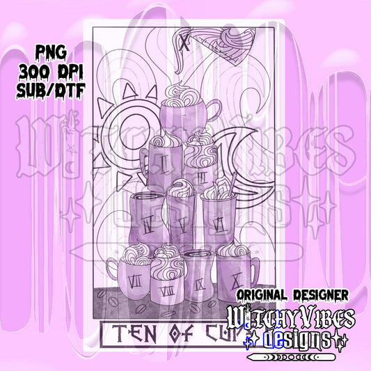 10 of cups Tarot PNG