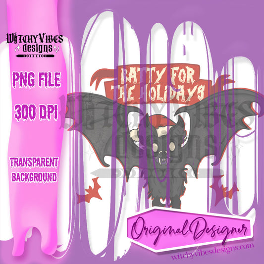 Batty for the Holidays PNG