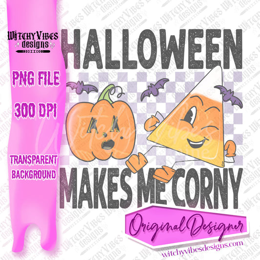 Halloween Makes me Corny PNG