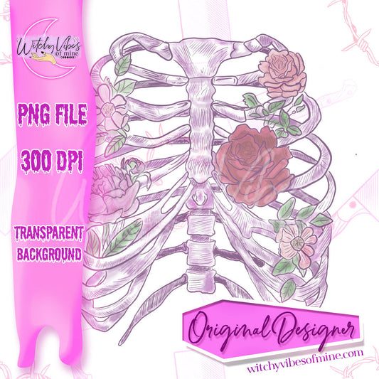 Floral Ribcage png